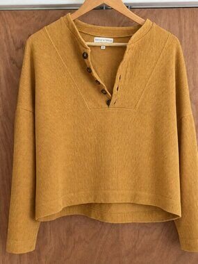 Texture and Thread for Madewell - Cropped lightweight pullover